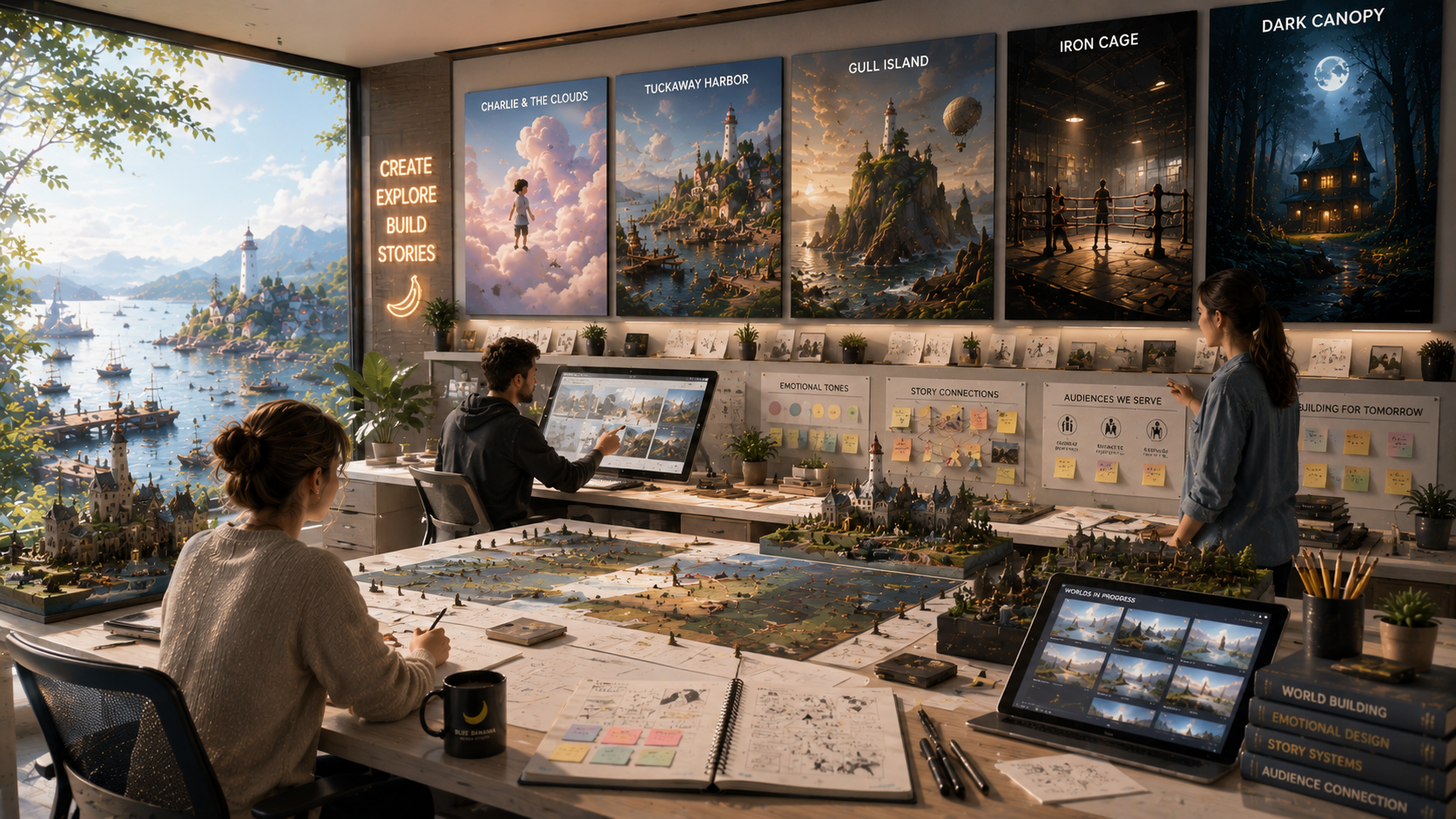 Worlds as meaning systems — emotionally differentiated storytelling territories