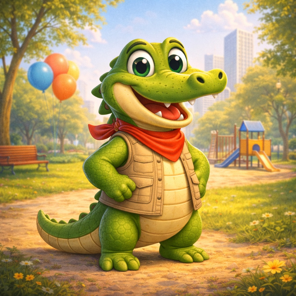 Gator Tales — a playful hello to the world