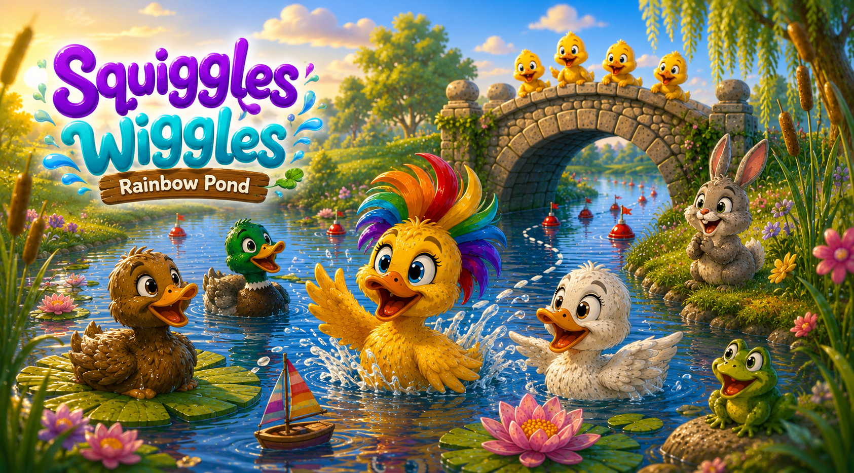 Squiggles Wiggles — colorful emotional adventures filled with belonging